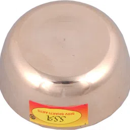 shivshakti arts Bronze Serving Bowl Pure Bronze Kansa Bowl | Katori (150 ml - 100% Pure) - 1 Piece image 4