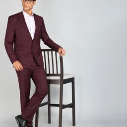 raymond Men 2 PC Suit Checkered Suit image 2