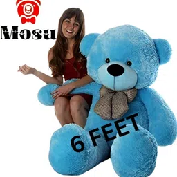 mosu Soft Stuffed/Fluffy/Huggable Cute Teddy Bear for Kids and girls (6 feet) - 189 cm image 4