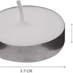 pleasing forest AN_(A_1)_Tealight_White_Pack Of -100 Candle image 4