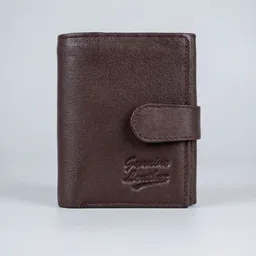 walletoz Men & Women Casual, Trendy Brown Genuine Leather Wallet-picture-40