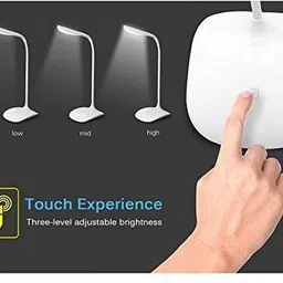 fivanio Power Plus Flexi Swan Led Lamp with touch sensor Emergency Recharge Study Lamp image 2