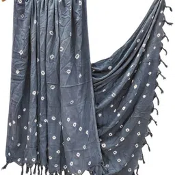 furuux enterprise Rayon Printed White Women Dupatta image 2