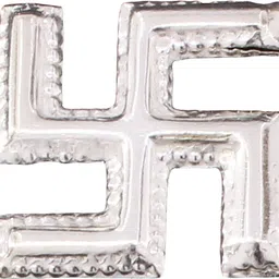 guarantee ornament house Sterling Silver Swastik for Home Vaastu worship and decorative item Decorative Showpiece-2 cm-picture-26