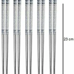 seaspirit Cooking, Eating, Decorative Stainless Steel Chinese, Korean, Japanese Chopstick image 1
