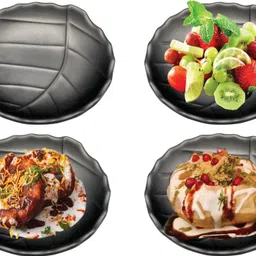 zido Premium_4 pcs. chat plate b845_h173 Sizzler Tray image 1
