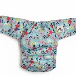 ger enterprises Washable Reusable Adjustable Baby Cloth Diapers Waterproof Multicolor Set of 3 image 4