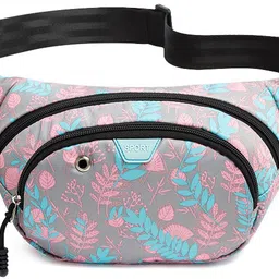 Verilux Stylish Waist Bag for Women Floral Print Lightweight Travel Chest Bag Sling Bag-picture-15