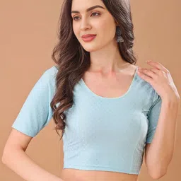 priyanka traders Round Neck Women Blouse-picture-37