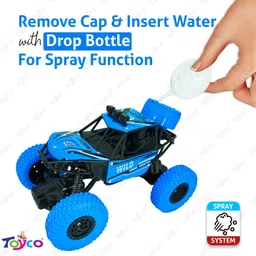 toyco Rock Crawler 1:16 Offroad Monster RC Car with Smoke Function & Rechargeable Car image 5