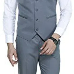 oora Solid Men Waistcoat image 5