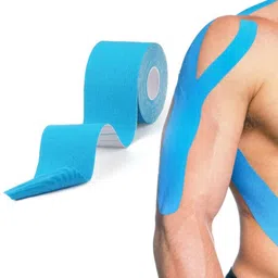 kshmanidhaye Waterproof Kinesiology Tape For Injury, Pain Relief, Muscle, Joint Support Crepe Bandage image 1