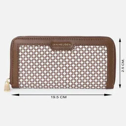 van heusen Women Casual Brown Tyvek Wallet image 4