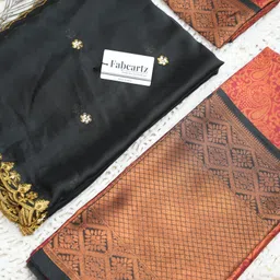 fabcartz Self Design Semi Stitched Lehenga Choli image 4