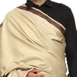 KASHMIRI TREND Wool Embroidered Men Shawl image 3