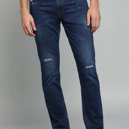 killer Men Slim Mid Rise Blue Jeans-picture-17