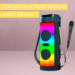 SACRO Game (PORTABLE BLUETOOTH PARTY SPEAKER) With Mic & High Quality Bass SoundQ265 40 W Bluetooth Party Speaker-picture-19