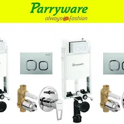 parryware Half Frame Concealed Cistern, with divater body upper espiron set of 2 pic 215 Dual Flush Tank-picture-42