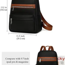 houseofcommon Medium 25 L Backpack Women's Fashion Backpack Purses Multipurpose Design Handbags and Shoulder Bag image 3