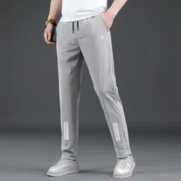 royster callus Pack of 2 Men Solid Black, Grey Track Pants image 4