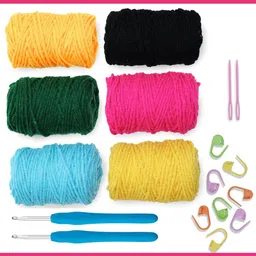 qroof Crochet Kit for Beginners with Wool Crochet Threads-picture-30