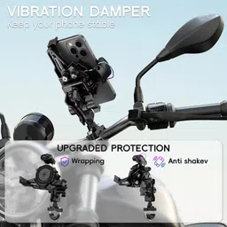 asryd Universal Bike Mount Holder New Version Aluminum Alloy & ABS Plastic Body Bike Mobile Holder image 4