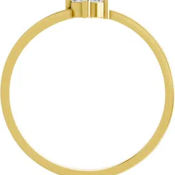 Sparkles Certified Lab Grown Diamond 14kt Yellow Gold ring image 3