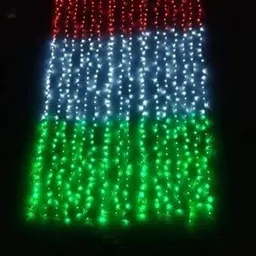 neerusstore 33 LEDs 11 m Orange, White, Green Steady Ball Rice Lights image 2