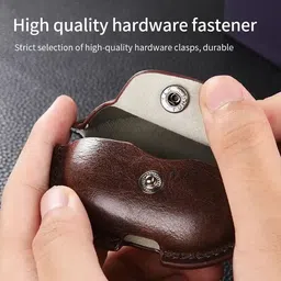 Colorcase Leather Latch Earbuds Case For OPPO Enco Air 2 image 2