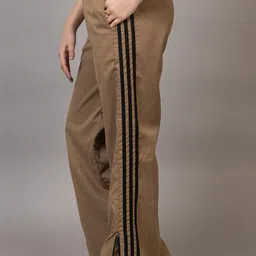 baystreet Women Solid Beige Track Pants image 3