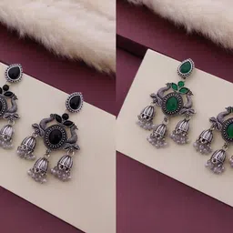Bestseller Combo Of Earrings Silver Earring Set-image-60