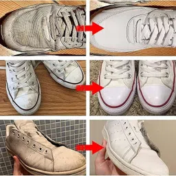 juggaris White Shoe Effective Agent Cream Leather, Canvas, Sports Shoe Cream image 5