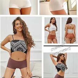 oxy Pack of 4 Women Boy Short Multicolor Panty image 5