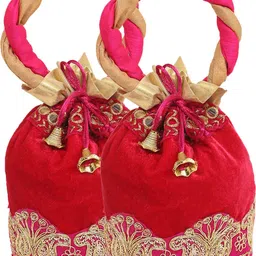 kuber industries Women Multicolor Potli-picture-37
