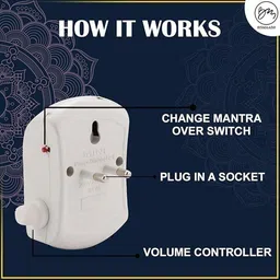 paystore Electric Radhe Krishna Continuous Mantra Chanting Bell Machine Spiritual Prayer Kit image 4