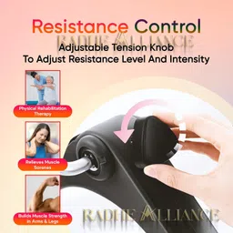 radhe alliance Mini Cycle Pedal Exerciser-Fixing Strap, Adjustable Resistance, Digital Display Mini Pedal Exerciser Cycle image 4