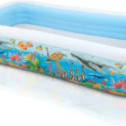 tiny tales OH Swimming Pool 10-Feet Swimming Pool Bath Tubs for Adults with Electric Pump Inflatable Swimming Pool-picture-17