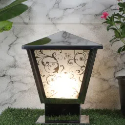 eliante by jainsons lights Harney Chrome Iron Gate Light image 1