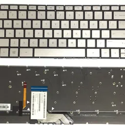 SOLUTIONS-365 COMPATIBLE HP 15-AP WITH BACKLIT SILVER US Internal Laptop-size Laptop Keyboard-image-2