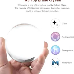 msnb 3D Happy Birthday Crystal Ball Light – LED Decorative Party Lamp Table Lamp image 3