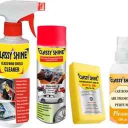 classy shine Car Dashboard shinner, Perfume, Glass Cleaner, Dashboard cleaner Combo-picture-27