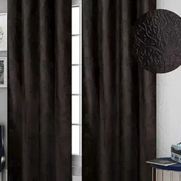 raexbe 152 cm (5 ft) Polyester Room Darkening Window Curtain (Pack Of 2)-picture-22