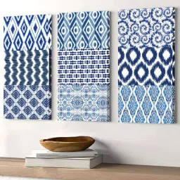 art street Stretched on Frame Modern Art Canvas Painting Geometric Print for Home Decor-picture-36