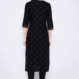 god bless Women Printed Viscose Rayon Straight Kurta image 2
