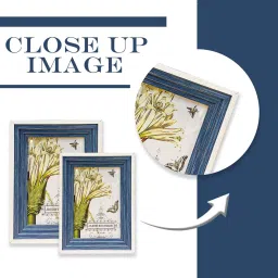 Blue Synthetic Wood (Set of 2) Photoframes by Art Street image 4