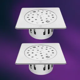 curovit Floor Stainless Steel Push Down Strainer-picture-14