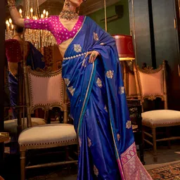 divastri Woven Banarasi Silk Blend Saree-picture-15