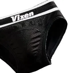 Vixen YO YO Supporter for Gym Cricket, Running etc (Color- Black, Grey) Size - S, by Kingsmen Line image 2