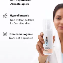 Novology Gentle Face Cleanser for Sensitive Skin with Stearic Acid & Palmitic Acid - 180 g image 4