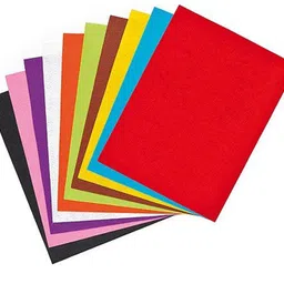 asian hobby crafts A4 Size Felt Sheet (White) 10 Pieces image 2